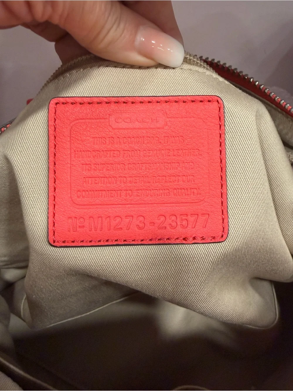 Coach satchel vibrant